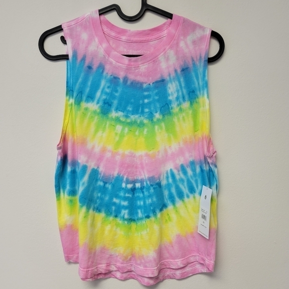 Spiritual Gangster Tie Dye Muscle Tank Top XS - Picture 1 of 6
